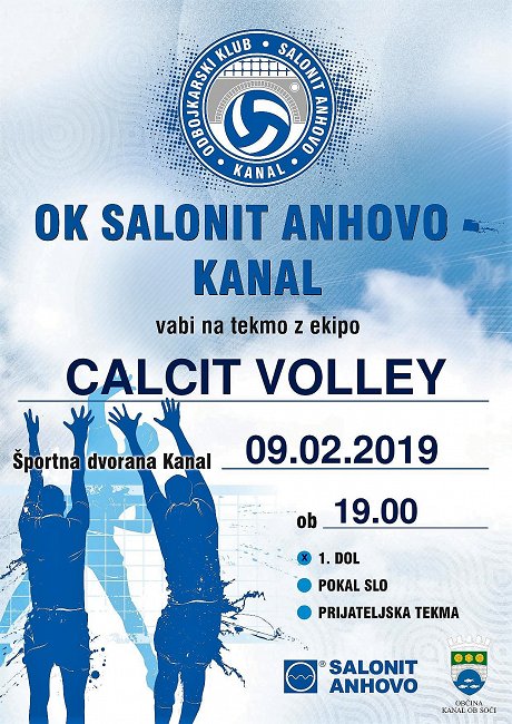 Salonit Anhovo vs. Calcit Volley 09.02.2019