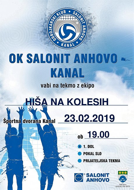 Salonit Anhovo vs. Hiša na kolesih 23.02.2019