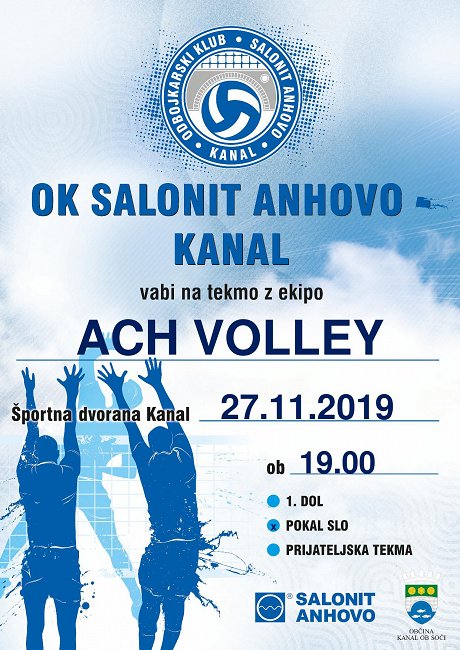 Salonit Anhovo vs. ACH Volley 27.11.2019